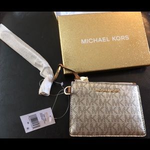 Michael Kors Acorn/Gold Coin Purse